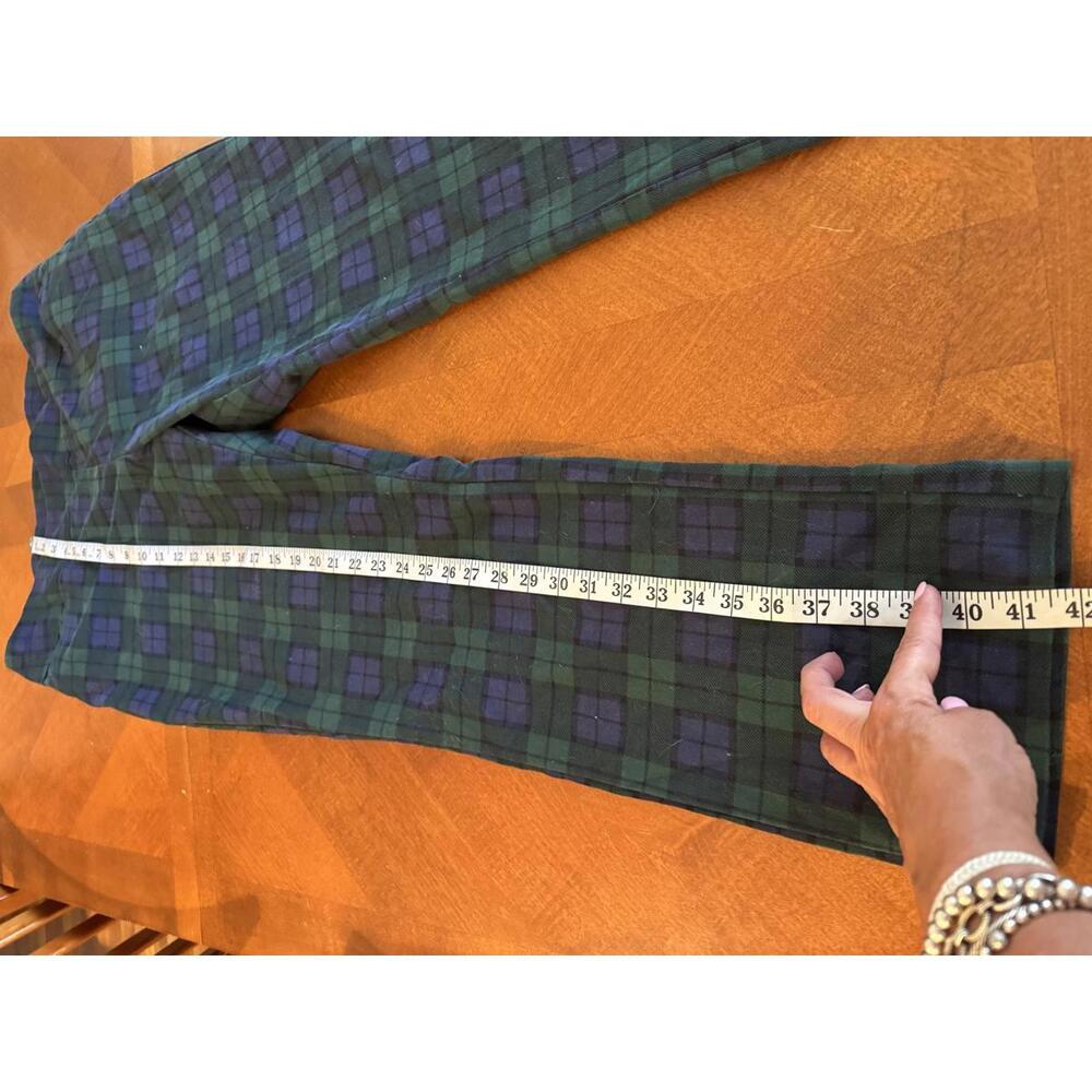 Croft & Barrow Women's Stretch Pants - Size 18 Regular - Plaid Design p-1-121 - Picture 2 of 7